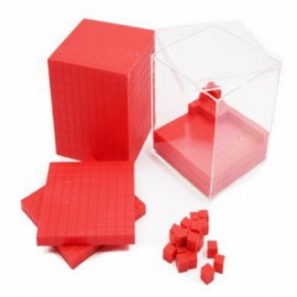 BASE 10 CON CUBO TRANSPARENTE